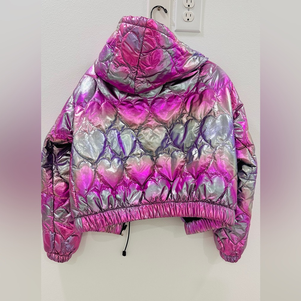 Awesome pink metalick jacket (forever 21)